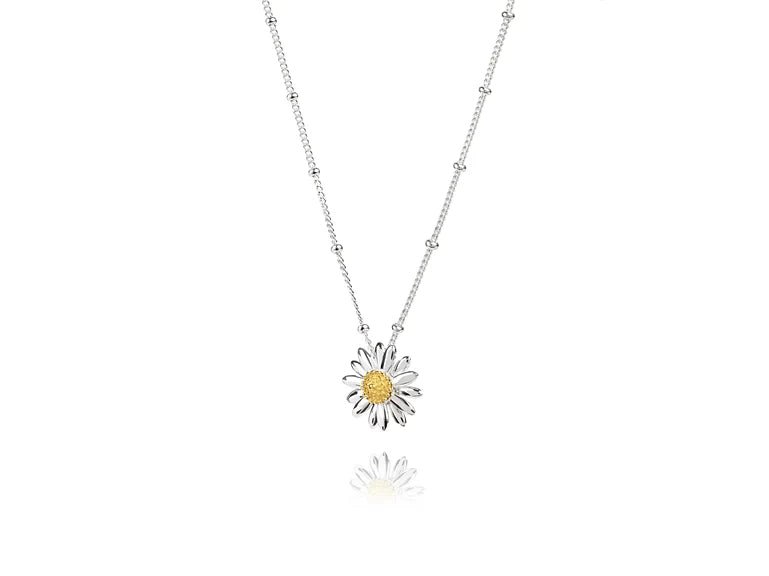 Daisy London Sterling Silver English Daisy Bobble Necklace - MococoDaisy LondonN2032_SLV5056104131343Necklace