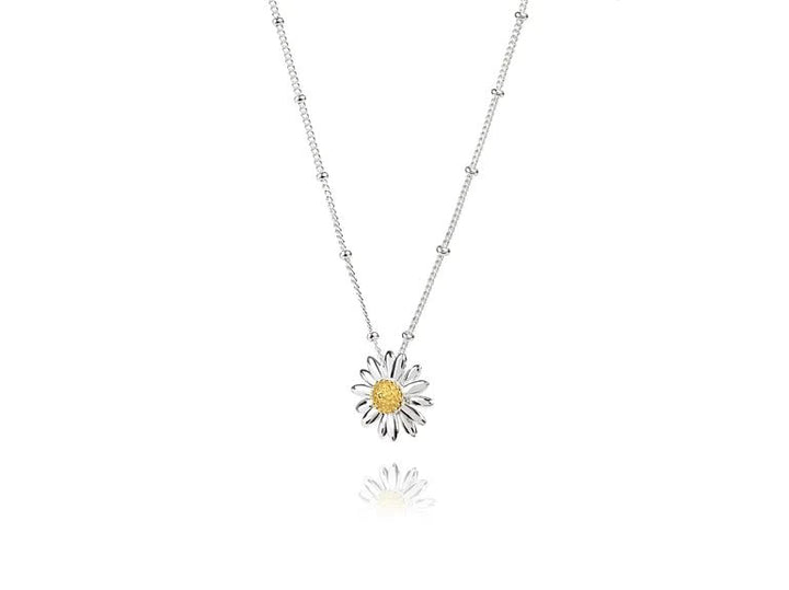 Daisy London Sterling Silver English Daisy Bobble Necklace - MococoDaisy LondonN2032_SLV5056104131343Necklace