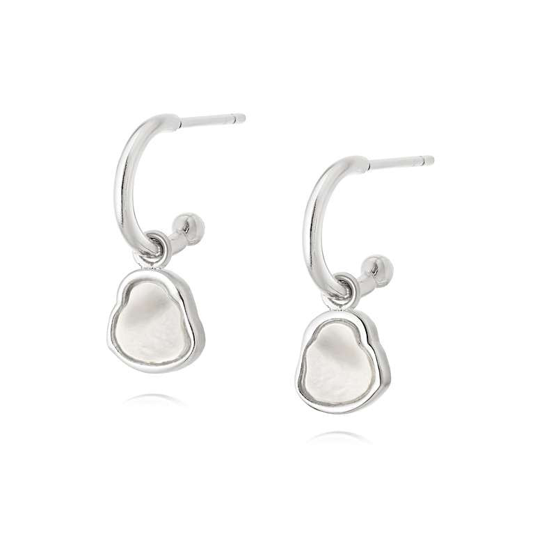 Daisy London Sterling Silver Isla Mother of Pearl Drop Earrings - MococoDaisy LondonSE04_SLV5056104104521Earrings