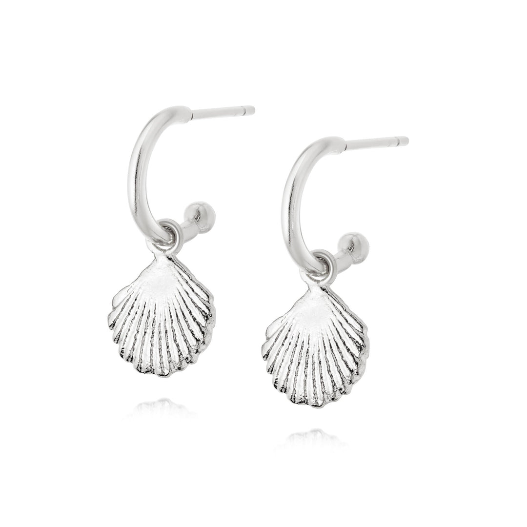 Daisy London Sterling Silver Isla Shell Drop Earrings - MococoDaisy LondonSE06_SLV5056104104569Earrings