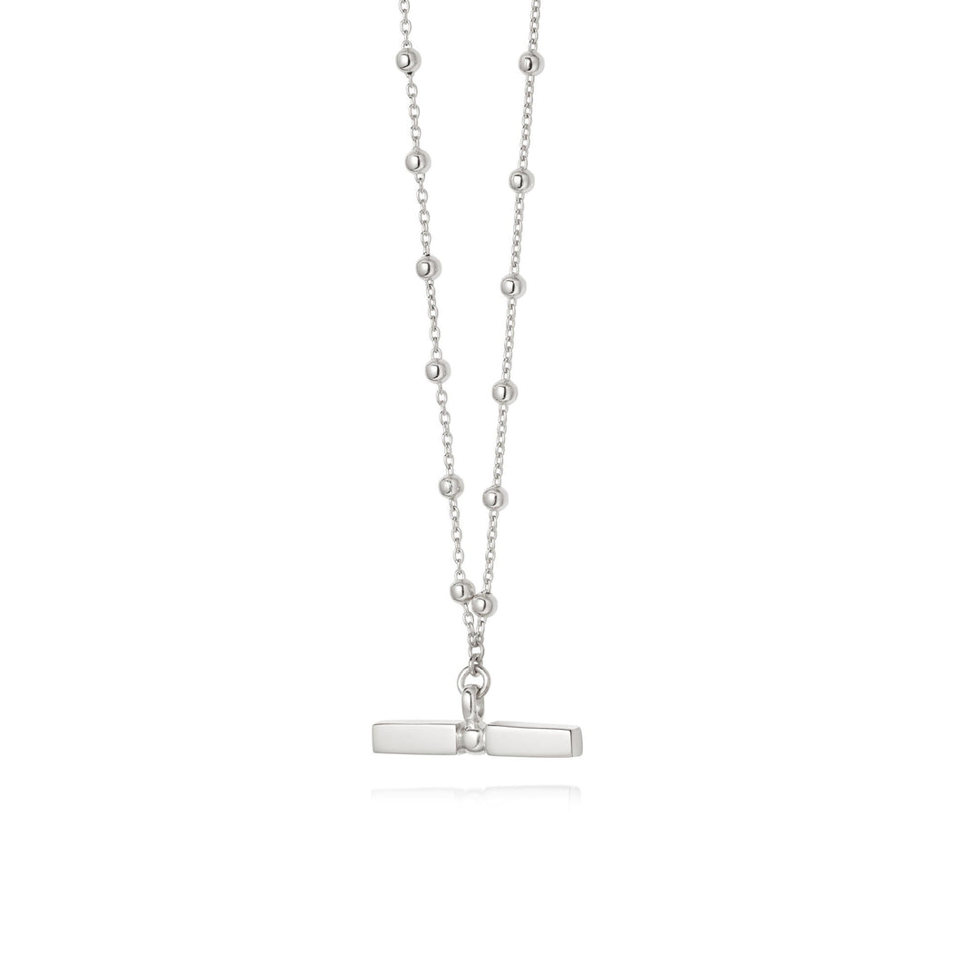 Daisy London Sterling Silver Stacked T Bar Necklace - MococoDaisy LondonNB8002_SLV5056104104071Necklace