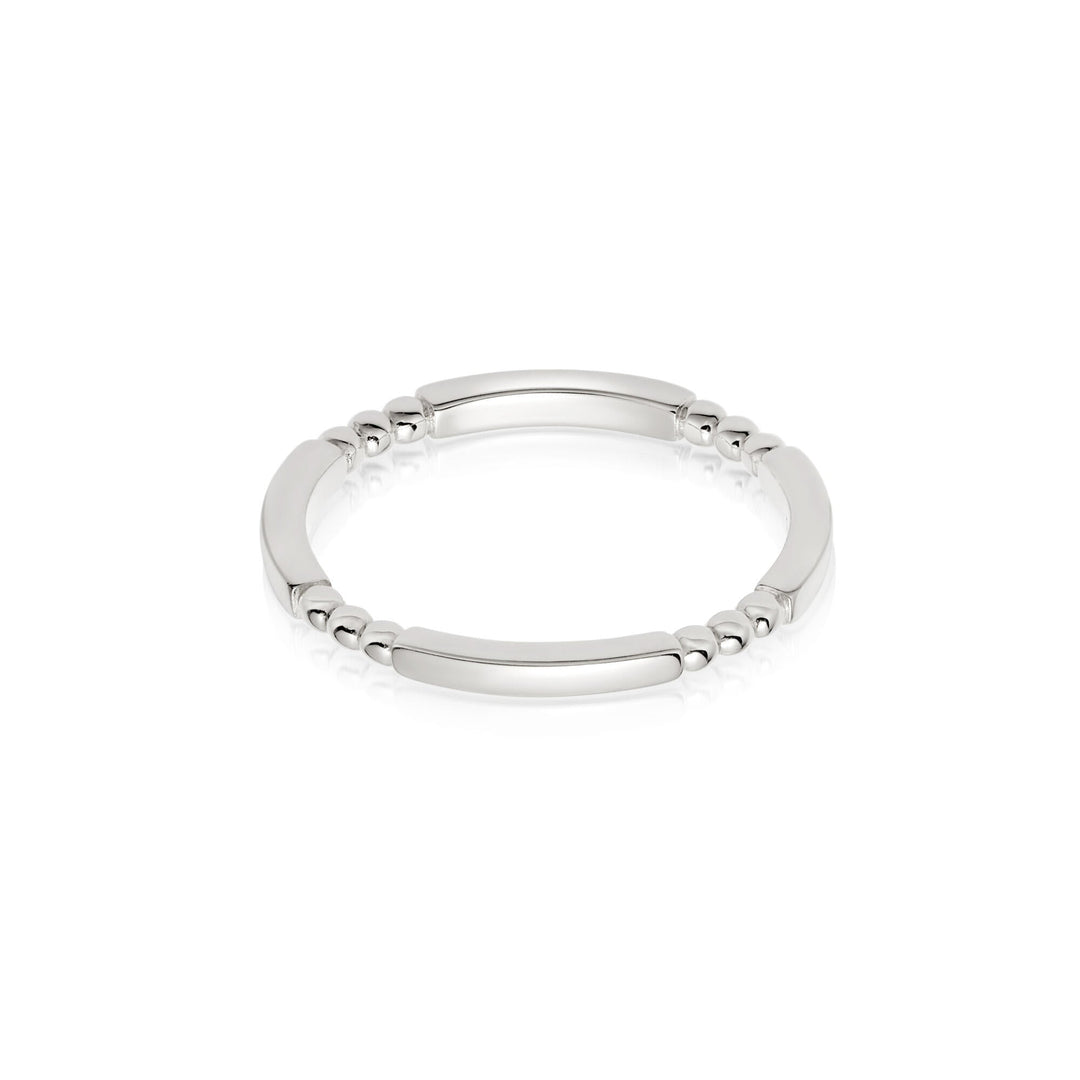 Daisy London Sterling Silver Thin Stacked Ring - MococoDaisy LondonSRB9005_SLV_XS5056104108697Rings