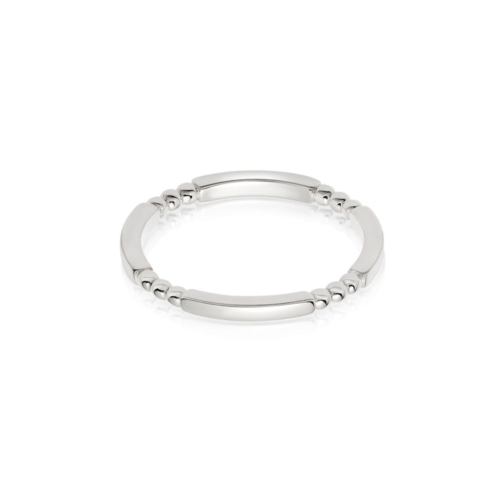 Daisy London Sterling Silver Thin Stacked Ring - MococoDaisy LondonSRB9005_SLV_XS5056104108697Rings