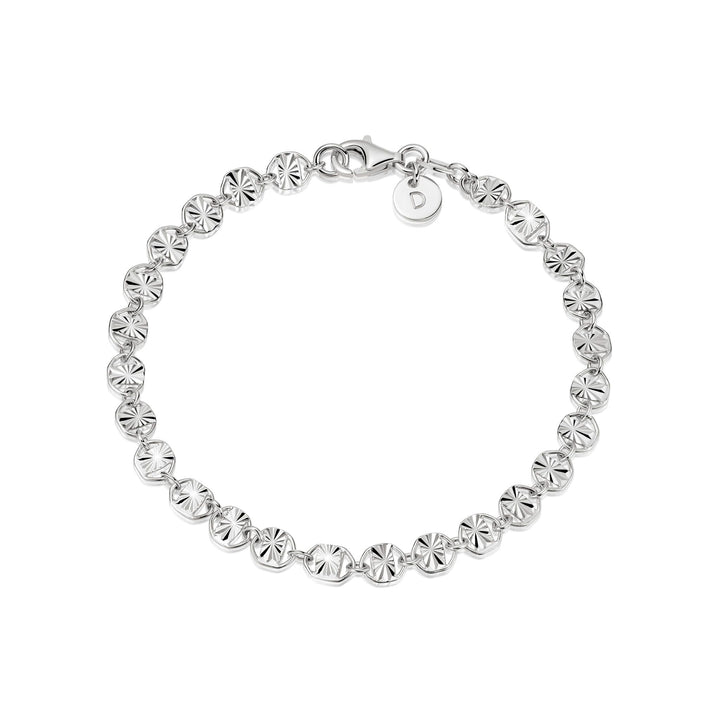 Daisy London Sterling Silver Treasures Sunburst Chain Bracelet - MococoDaisy LondonTBR04_SLV5056104117897Bracelets