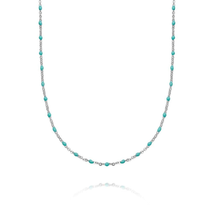 Daisy London Sterling Silver Treasures Turquoise Beaded Necklace - MococoDaisy LondonBN02_SLVNecklaces