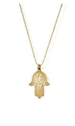 Diamond Cut Chain Hamsa Hand Necklace