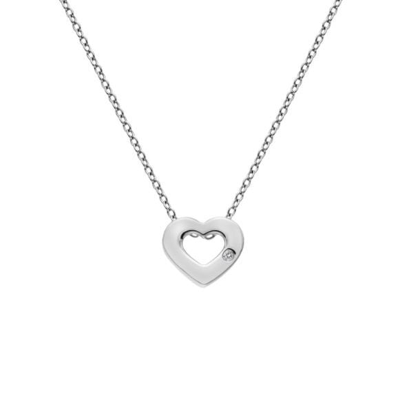 Hot Diamonds Silver Amulets Heart Pendant Necklace - MococoHot DiamondsDP7475055069041216Necklaces
