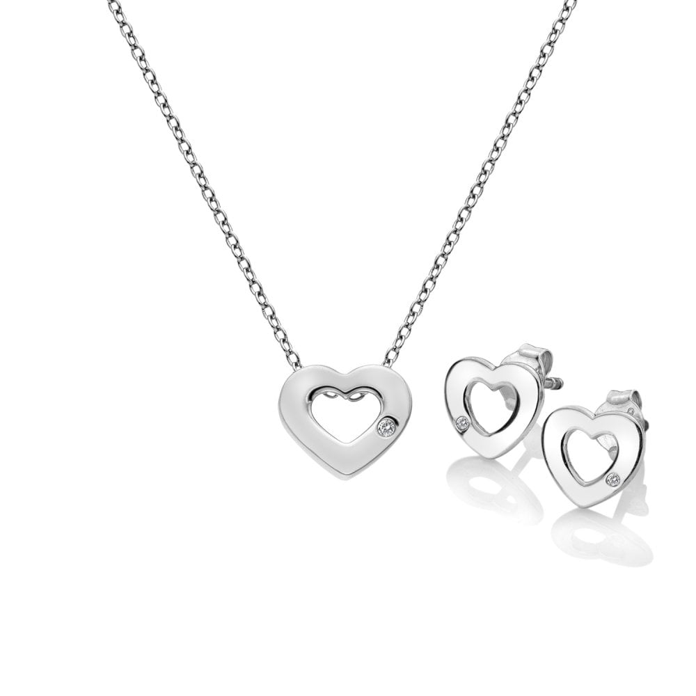 Hot Diamonds Silver Amulets Heart Set - MococoHot DiamondsSS1365055069041247Sets