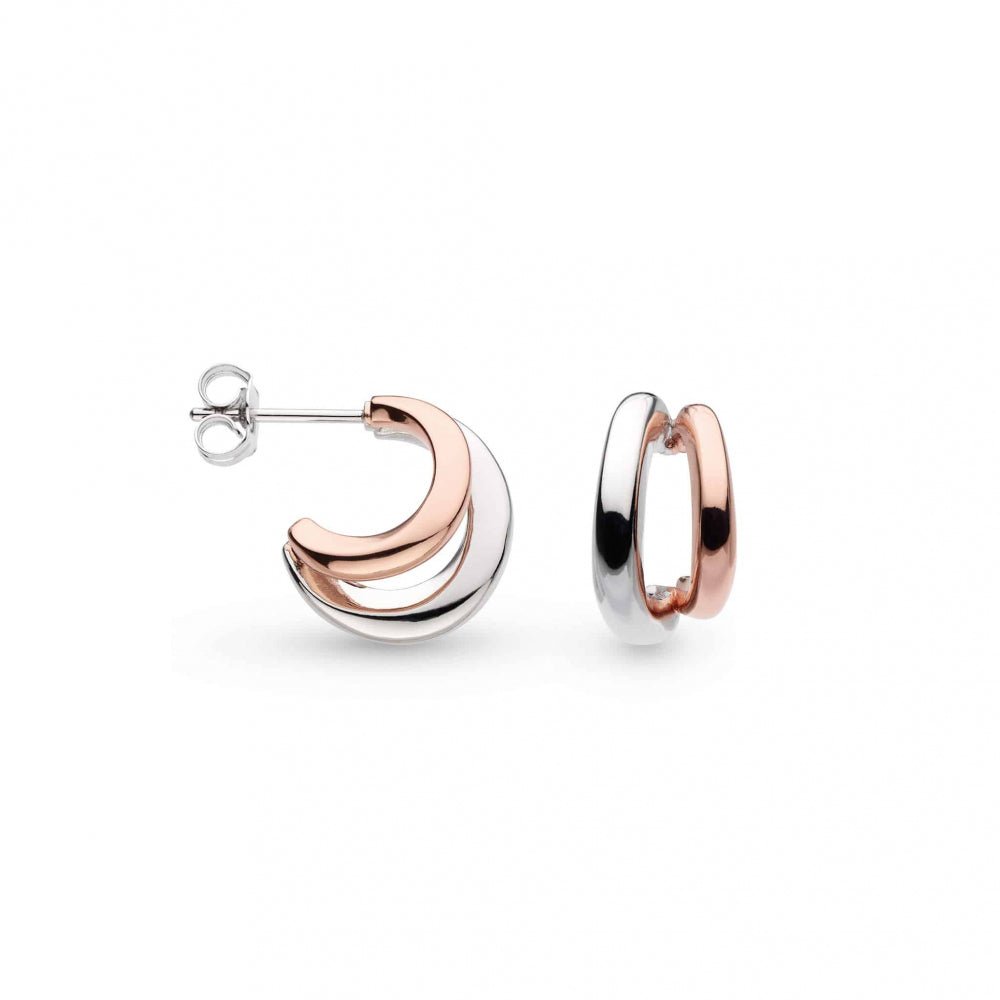 Kit Heath Bevel Cirque Blush Twin Hoop Earrings - MococoKit Heath61886RRP5038159163449Earrings