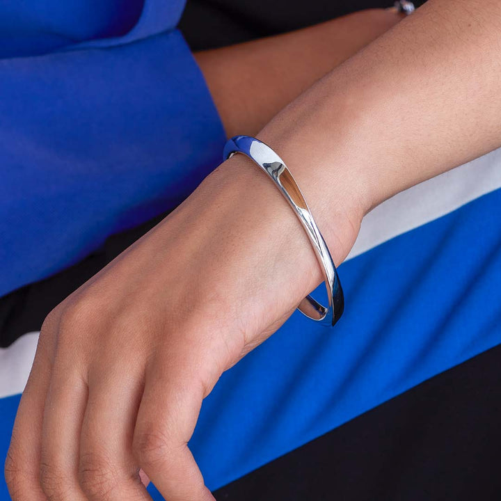 Kit Heath Silver Bevel Cirque Bangle - MococoKit Heath7177RP5038159163555Bracelets
