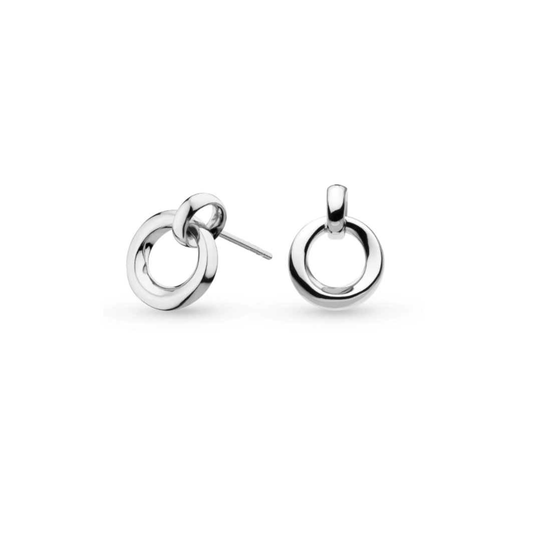 Kit Heath Silver Bevel Cirque Link Stud Earrings - MococoKit Heath4172RP5038159165313Earrings