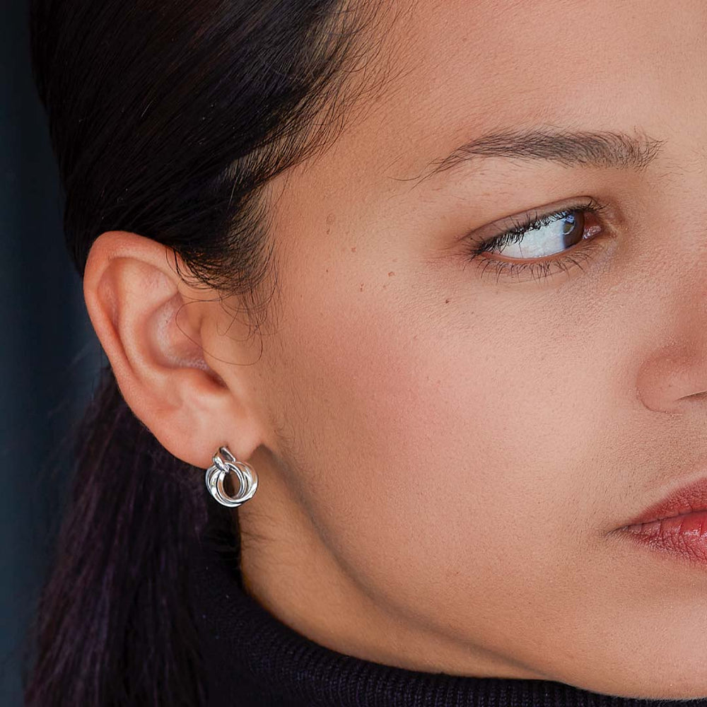 Kit Heath Silver Bevel Trilogy Drop Earrings - MococoKit Heath6168RP5038159163388Earrings