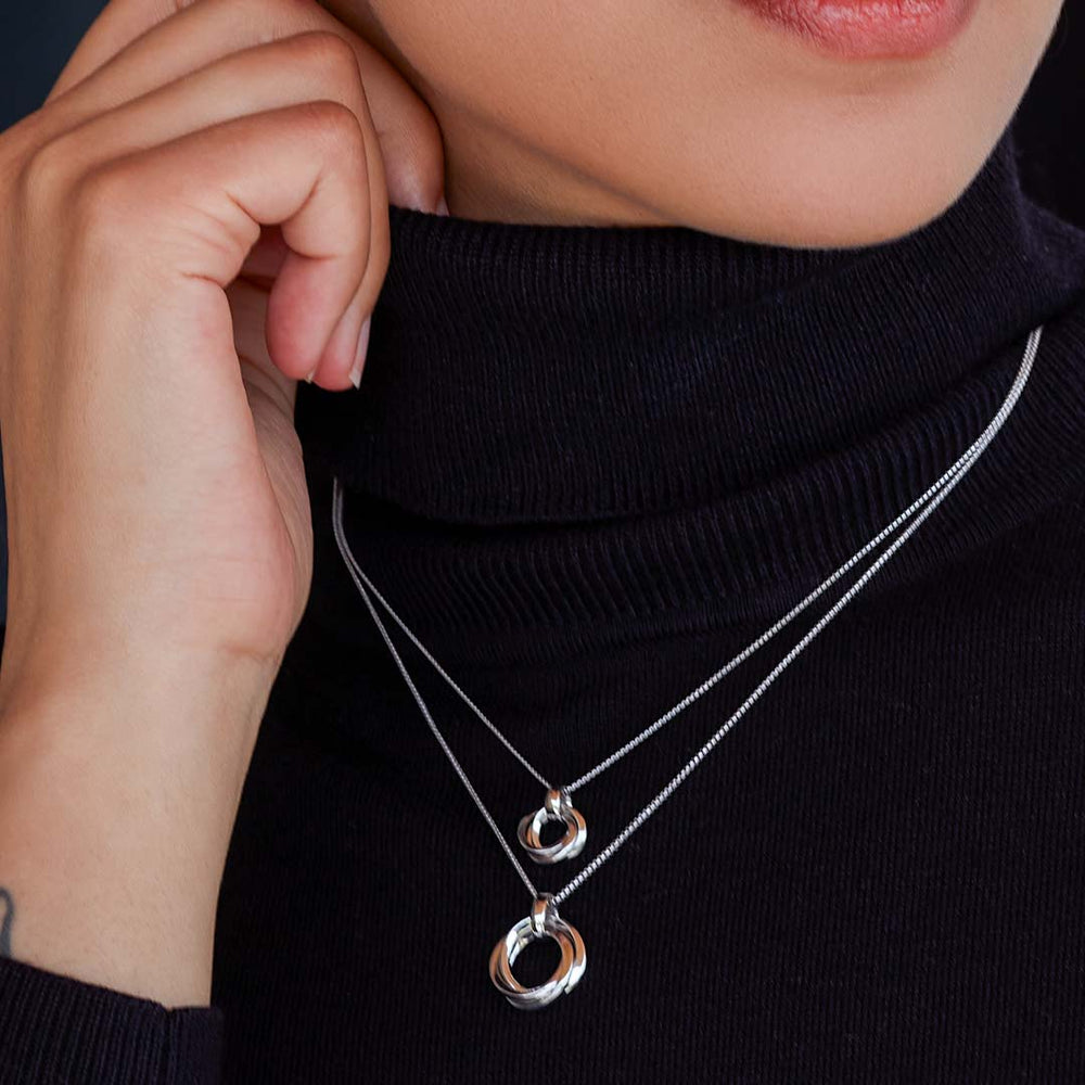 Kit Heath Silver Bevel Trilogy Necklace - MococoKit Heath9169RP5038159163852Necklaces