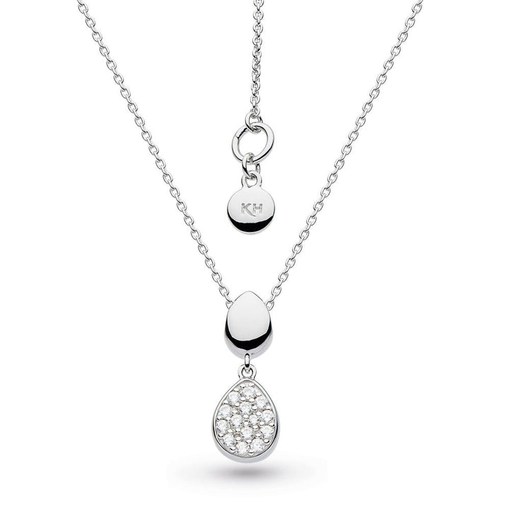 Kit Heath Silver Coast Pebble Glisten Pavé Necklace - MococoKit Heath90188CZ5038159157066Necklaces