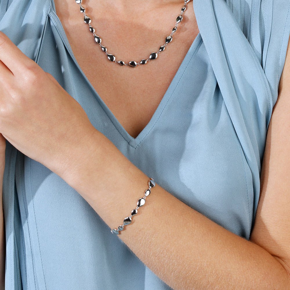 Kit Heath Silver Coast Pebble Linking Pebbles Bracelet - MococoKit Heath70189RP5038159157035Bracelets