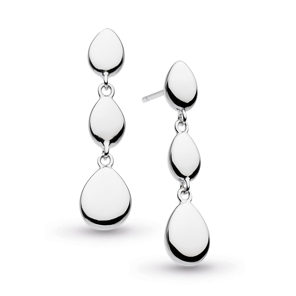 Kit Heath Silver Coast Pebble Linking Pebbles Drop Earrings - MococoKit Heath60189RP5038159157059Earrings