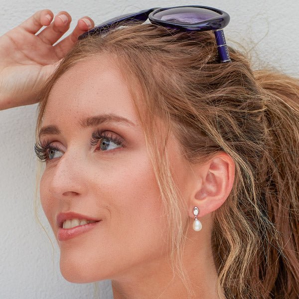 Kit Heath Silver Coast Pebble Pearl Droplet Earrings - MococoKit Heath50184FP5038159163197Earrings