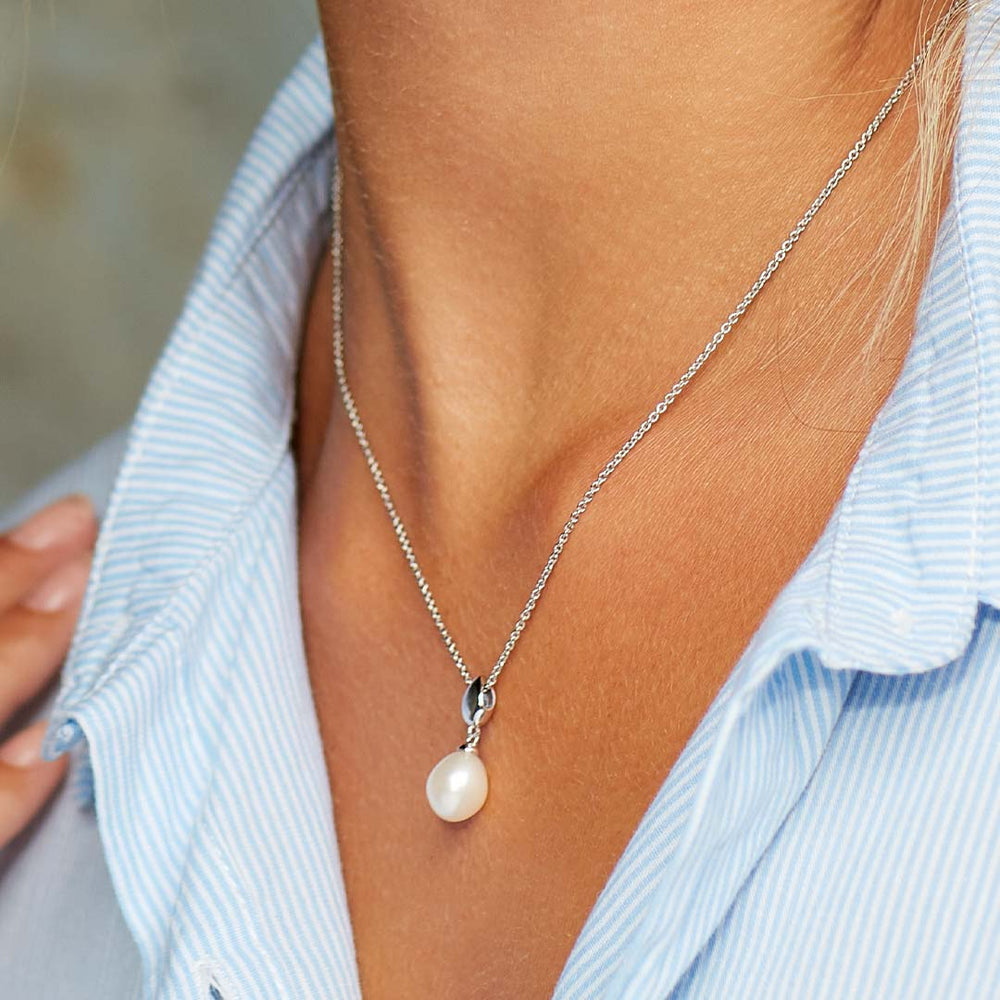 Kit Heath Silver Coast Pebble Pearl Necklace - MococoKit Heath90184FP5038159163708Necklaces