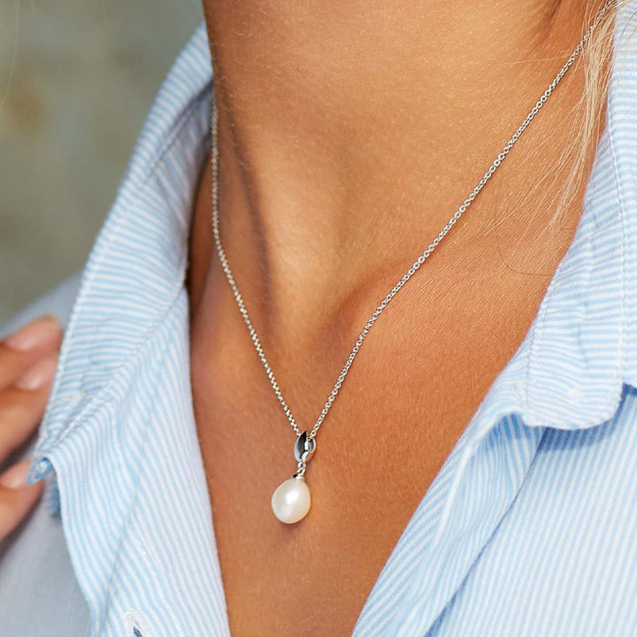 Kit Heath Silver Coast Pebble Pearl Necklace - MococoKit Heath90184FP5038159163708Necklaces