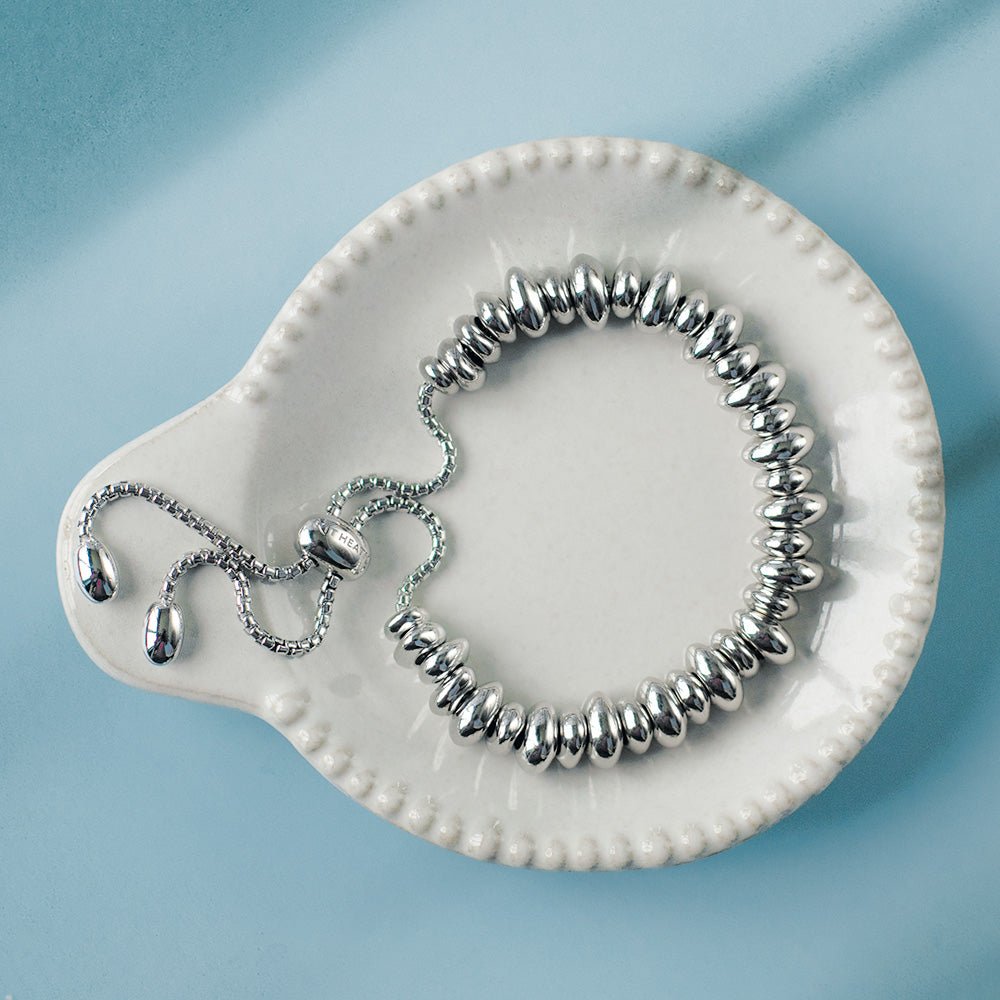 Kit Heath Silver Coast Tumble Grande Full Row Toggle Bracelet - MococoKit Heath70201RP5038159160325Bracelets