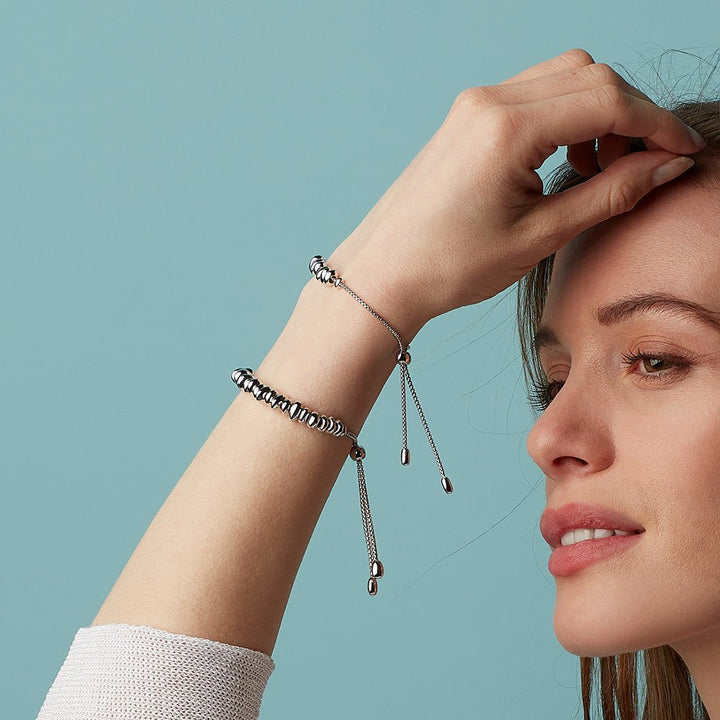 Kit Heath Silver Coast Tumble Half Row Toggle Bracelet - MococoKit Heath70200RP5038159160318Bracelets