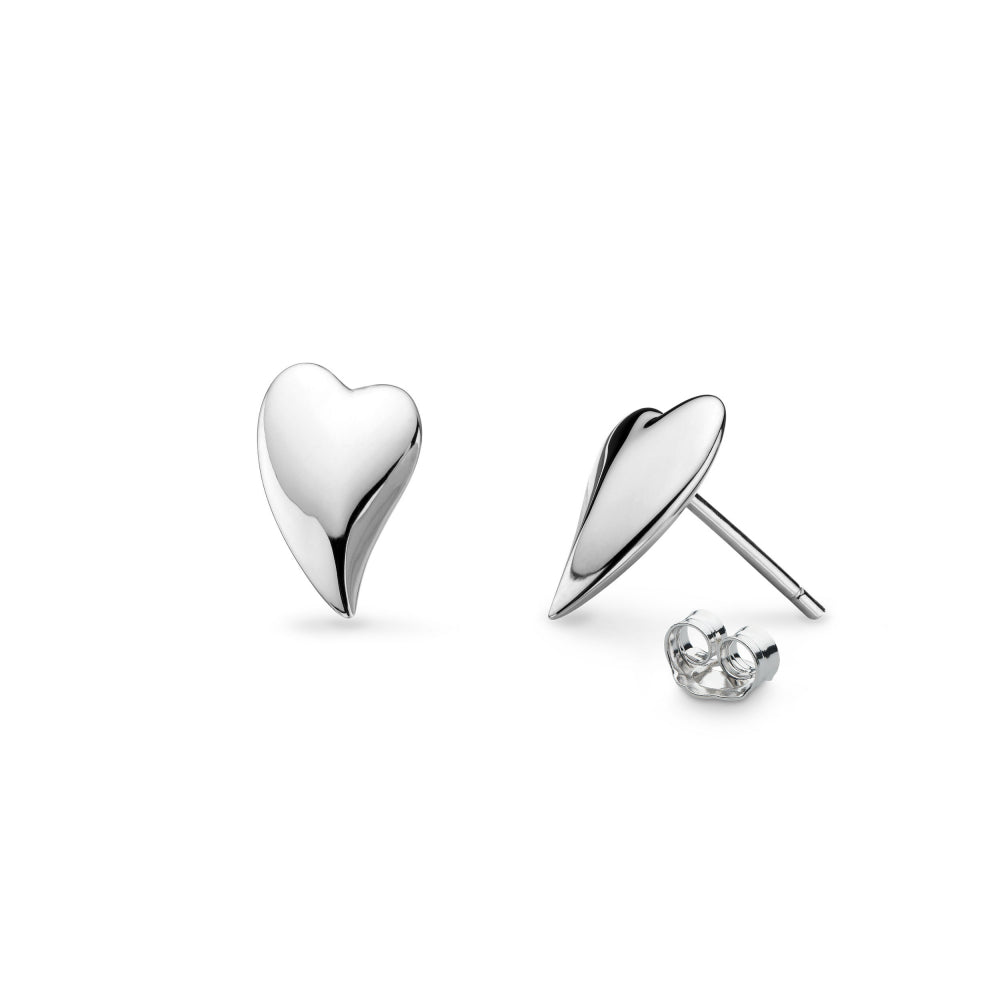 Kit Heath Silver Desire Cherish Heart Stud Earrings - MococoKit Heath40GTRP5038159160332Earrings
