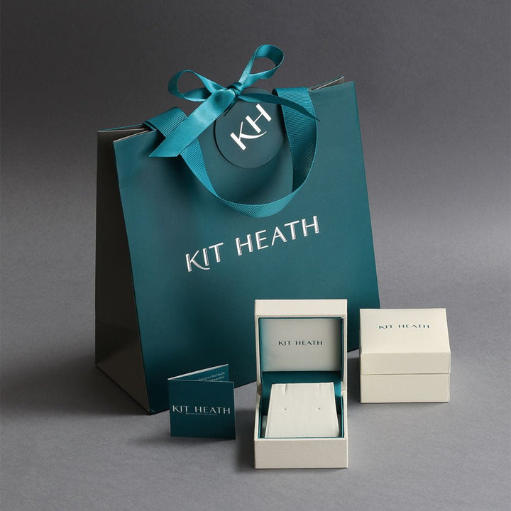 Kit Heath Silver Desire Cherish Heart Stud Earrings - MococoKit Heath40GTRP5038159160332Earrings