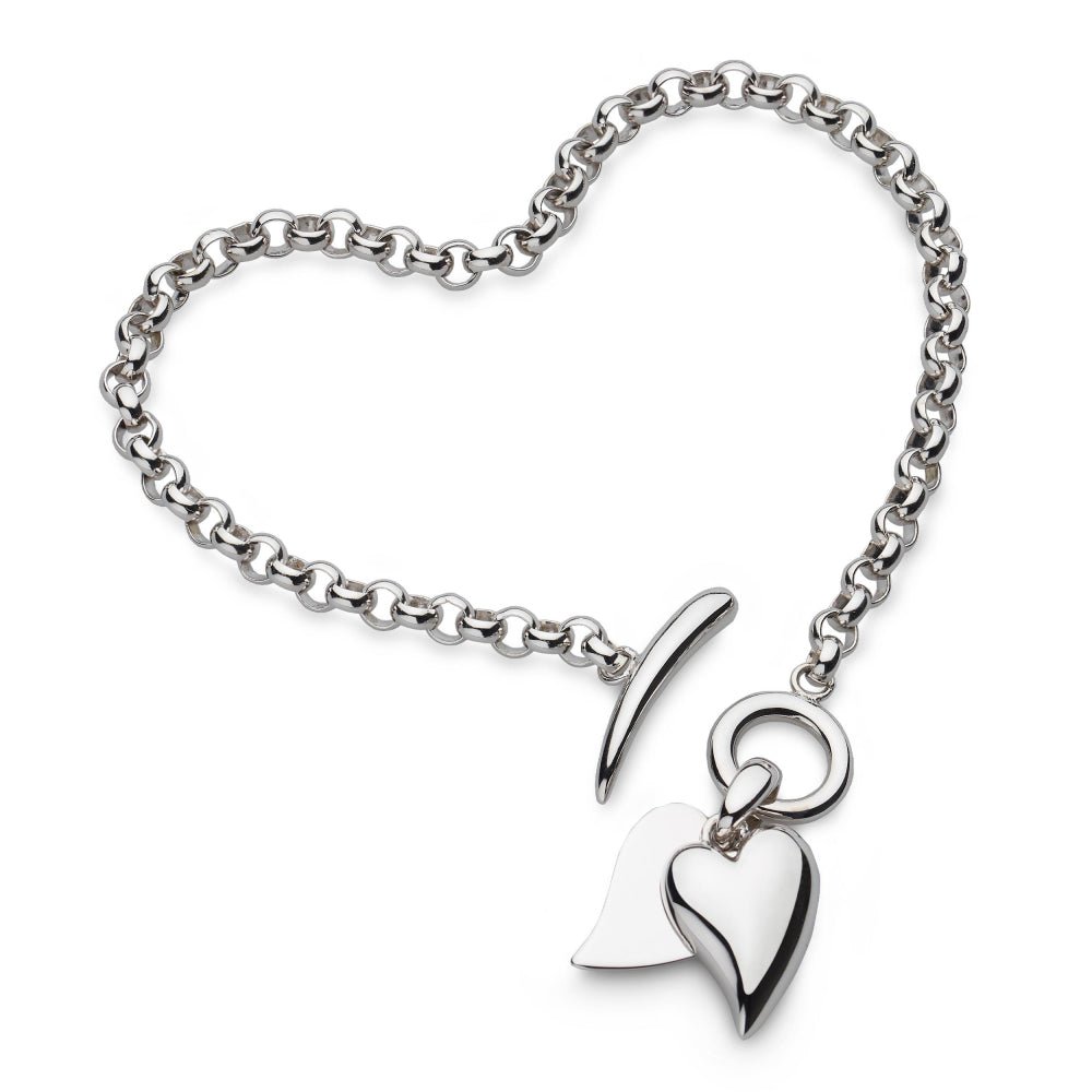 Kit Heath Silver Desire Love Duet Heart T - Bar Bracelet - MococoKit Heath70507RP5038159159169Bracelets