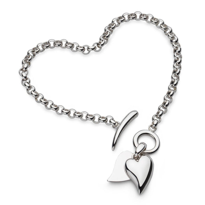 Kit Heath Silver Desire Love Duet Heart T - Bar Bracelet - MococoKit Heath70507RP5038159159169Bracelets