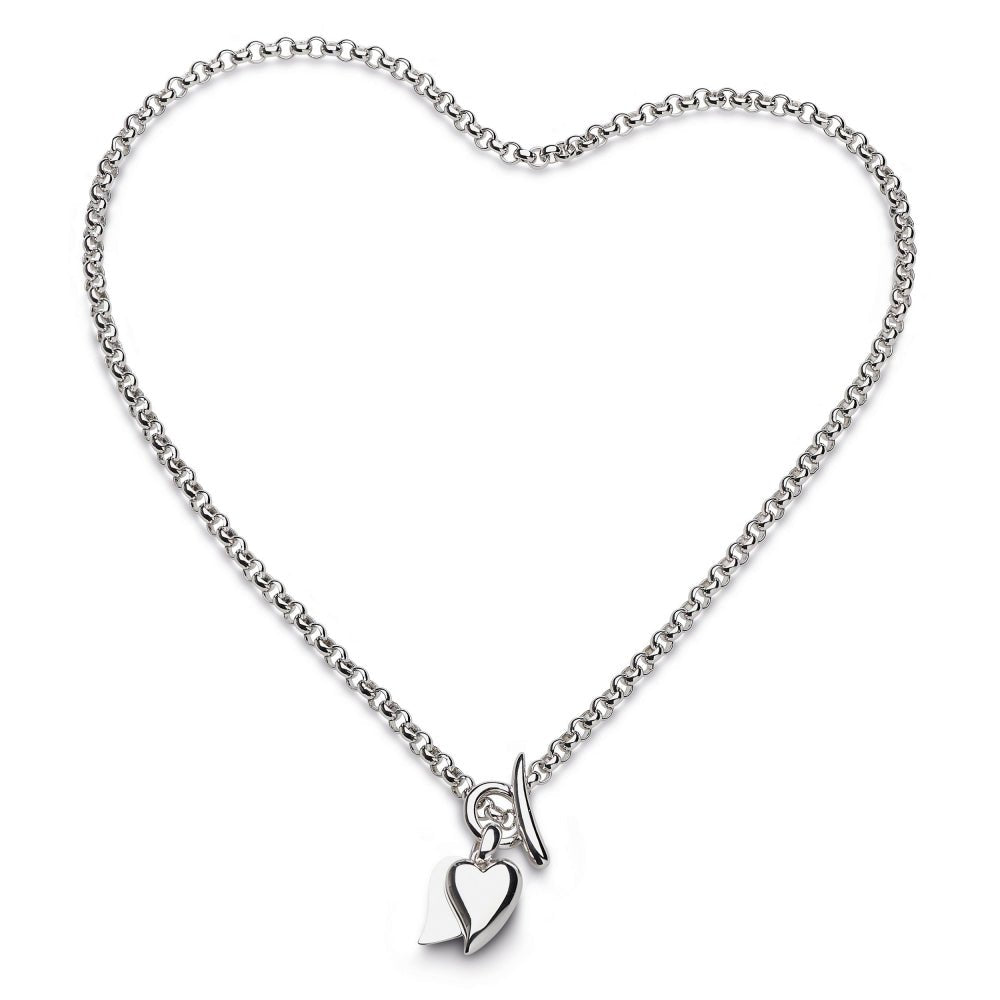 Kit Heath Silver Desire Love Duet Heart T - Bar Necklace - MococoKit Heath90507RP5038159159152Necklaces