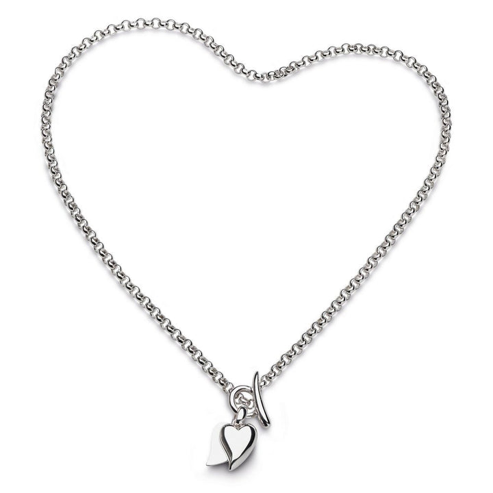 Kit Heath Silver Desire Love Duet Heart T - Bar Necklace - MococoKit Heath90507RP5038159159152Necklaces