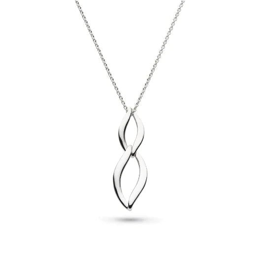 Kit Heath Silver Entwine Twine Link Duo Petite Necklace - MococoKit Heath91141RP5038159165535Necklaces