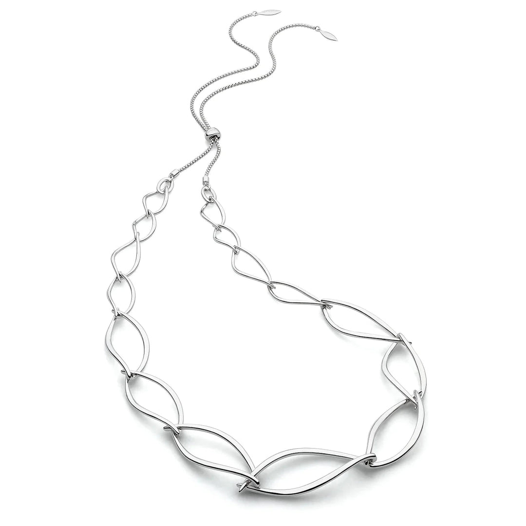 Kit Heath Silver Entwine Twine Twist Statement Toggle Necklace - MococoKit Heath90228RP5038159160417Necklaces