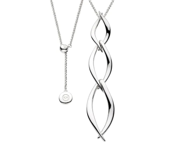 Kit Heath Silver Entwine Twine Twist Trio Link Necklace - MococoKit Heath90229RP5038159165603Necklaces