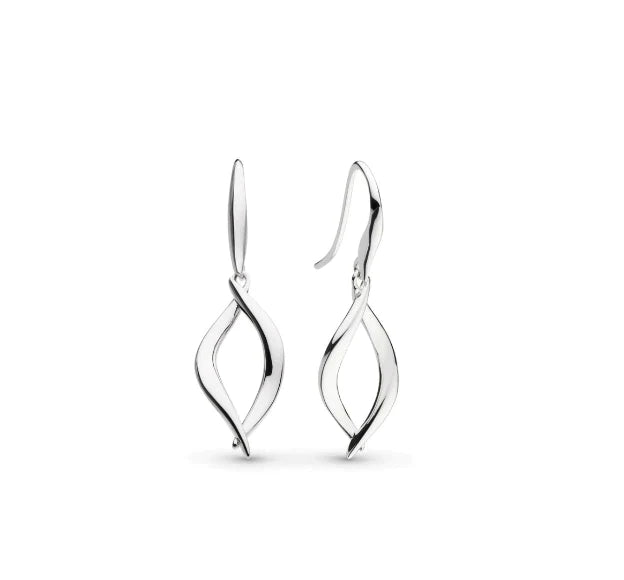 Kit Heath Silver Entwine Twist Link Drop Earrings - MococoKit Heath60230RP5038159165580Earrings