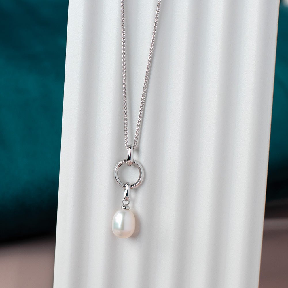 Kit Heath Silver Revival Astoria Pearl Drop Necklace - MococoKit Heath90431FP5038159161735Necklaces