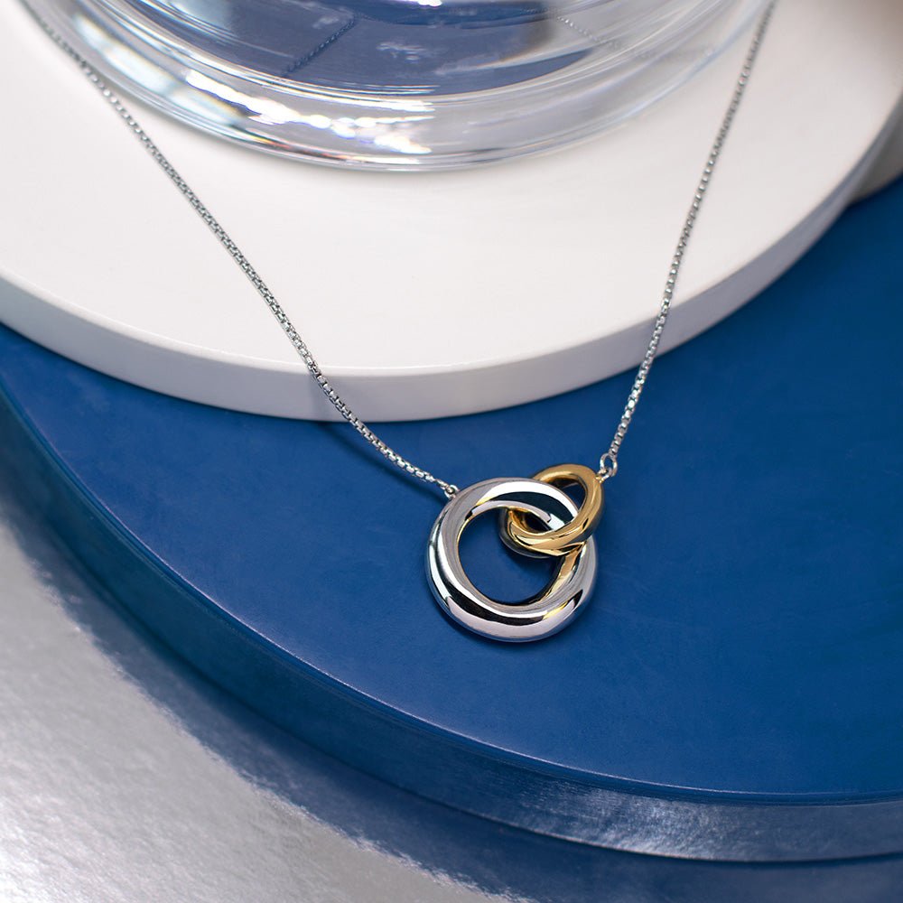 Kit Heath Two Tone Bevel Cirque Link Gold Necklace - MococoKit Heath9167GRP5038159159619Necklaces