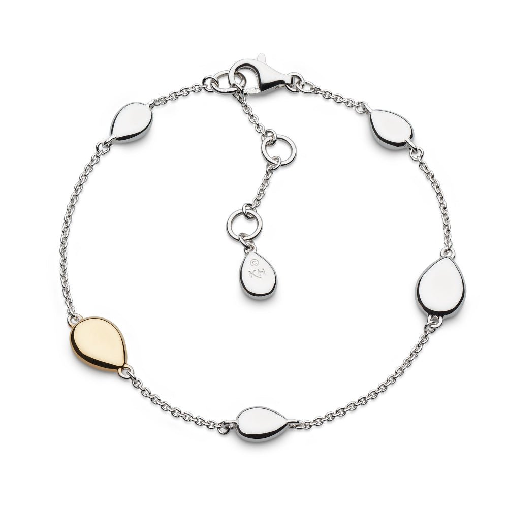 Kit Heath Two Tone Coast Pebble Golden Station Bracelet - MococoKit Heath70186GRP5038159160240Bracelets