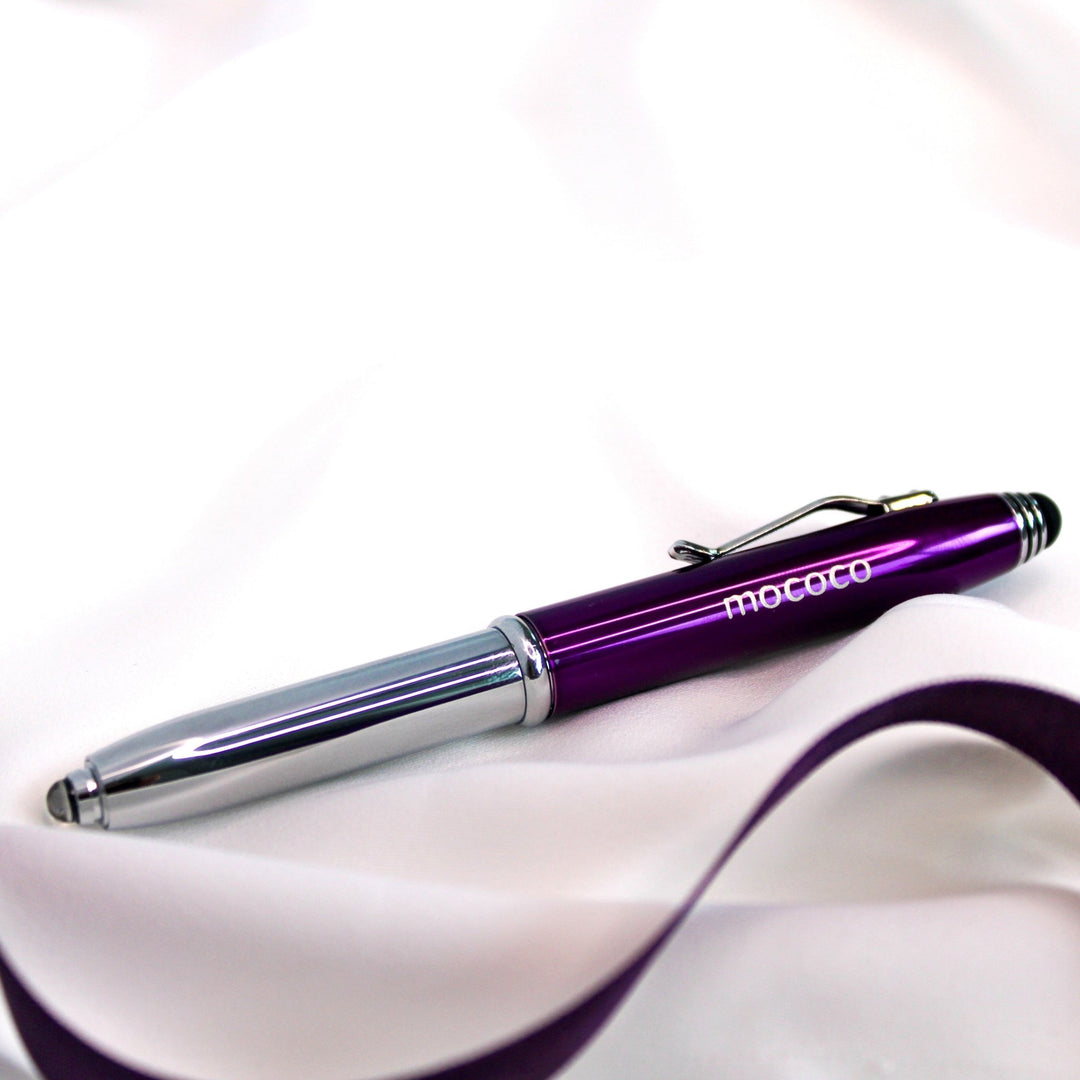 Mococo Purple Pen With Light - MococoMococoMOCPEN9517341090011Pens