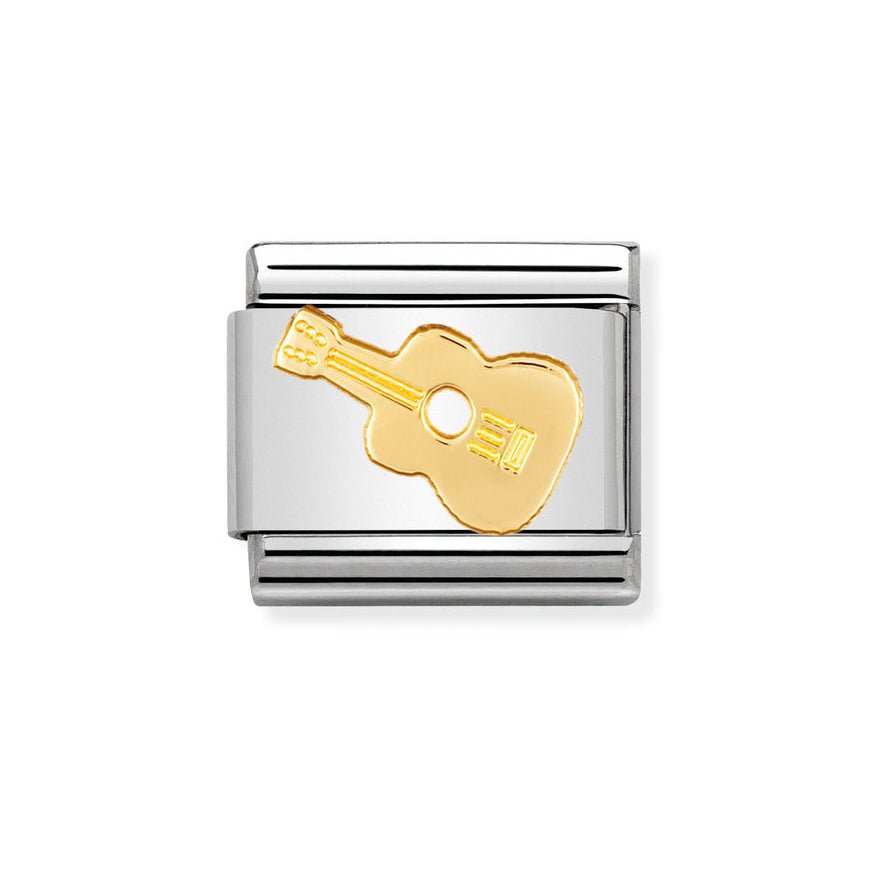 Nomination 18ct Gold Guitar Instrument Classic Charm - MococoNomination030117/038033497011923Charms and Links