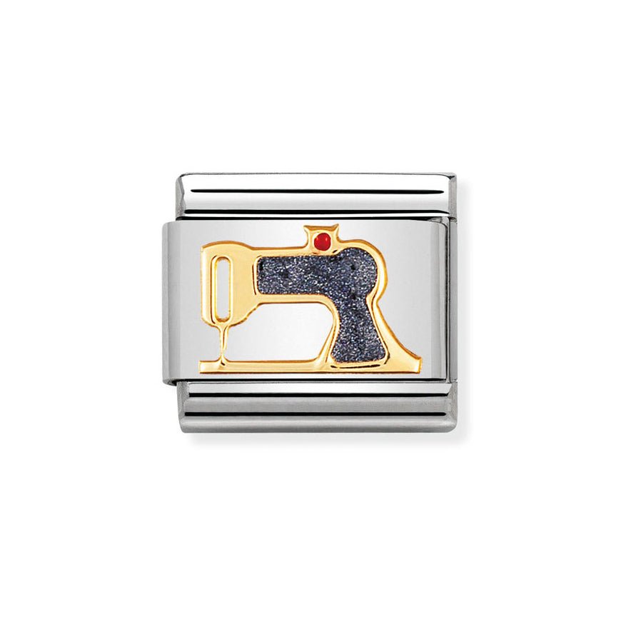 Nomination 18ct Gold Sewing Machine Charm - MococoNomination030208/438033497065292Charms and Links