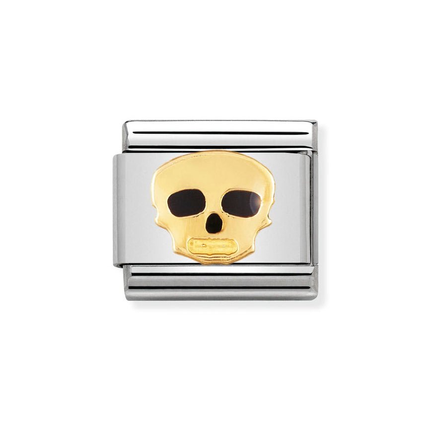 Nomination 18ct Gold Skull Charm - MococoNomination030216/088033497065643Charms and Links
