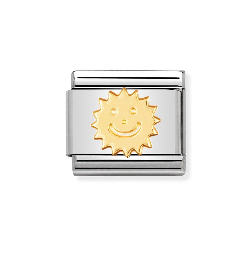 Nomination 18ct Gold Sun Classic Charm - MococoNomination030110/028033497011343Charms and Links