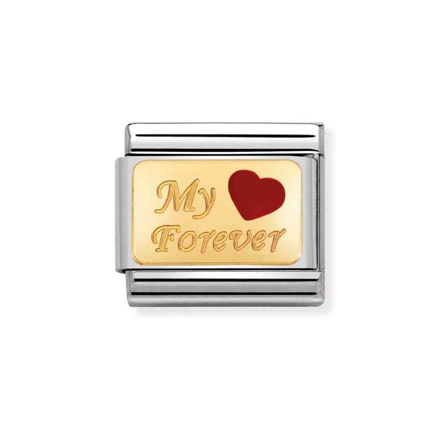 Nomination 18k Gold Classic My Forever Charm - MococoNomination030284/268033497429827Charms and Links