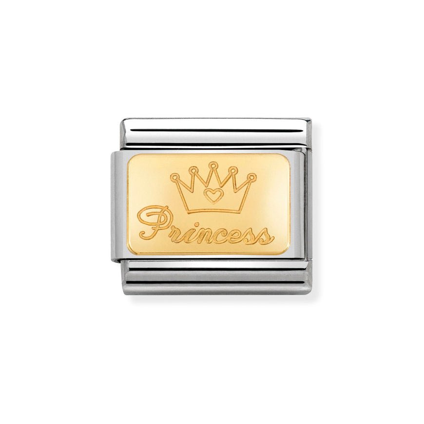 Nomination 18k Gold Classic Princess Charm - MococoNomination030121/478033497429568Charms and Links
