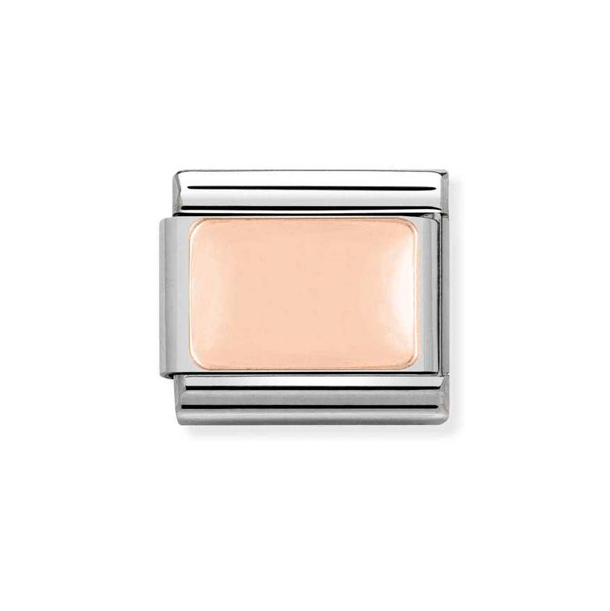 Nomination 9ct Rose Gold Plate Engravable Charm - MococoNomination430101/01/WEB8033497366047Charms and Links