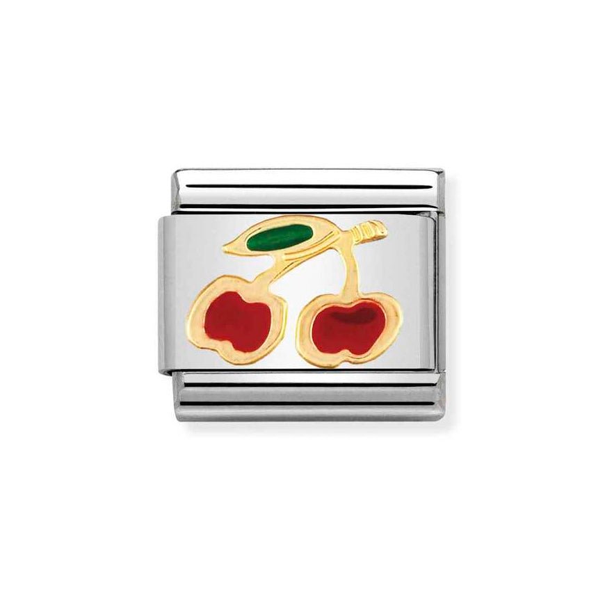 Classic 18ct Cherries Charm