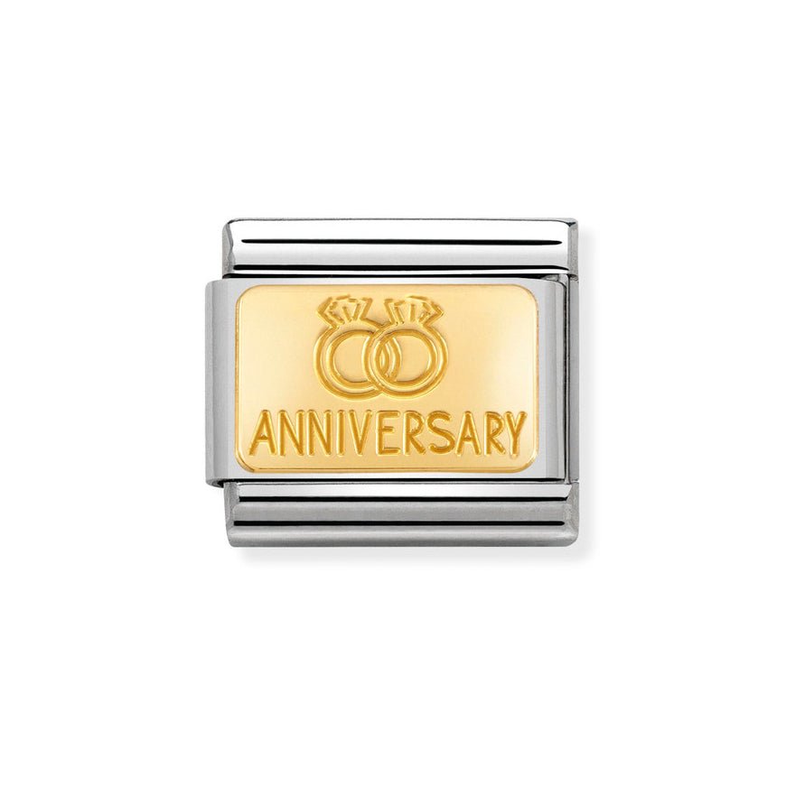 Nomination Classic 18ct Gold Anniversary Charm - MococoNomination030121/328033497411877Charms and Links