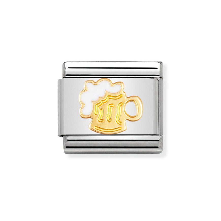 Nomination Classic 18ct Gold Beer Tankard Charm - MococoNomination030218/068033497015143Charms and Links