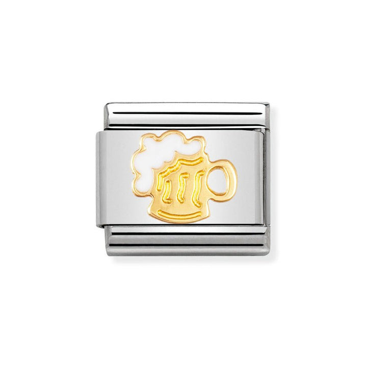 Nomination Classic 18ct Gold Beer Tankard Charm - MococoNomination030218/068033497015143Charms and Links